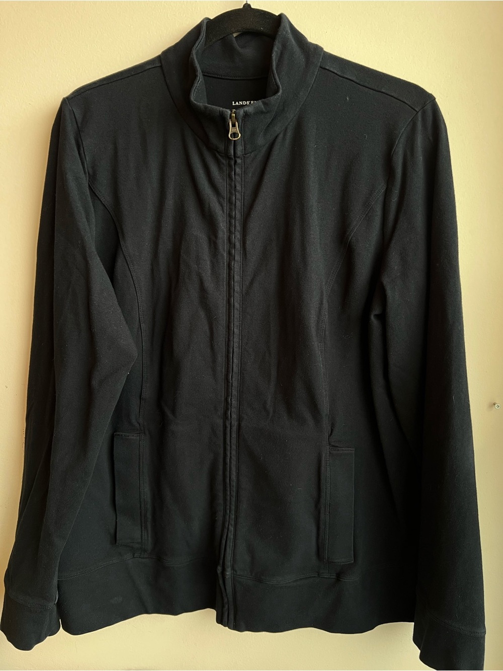 Black Lands’ End zip up jacket